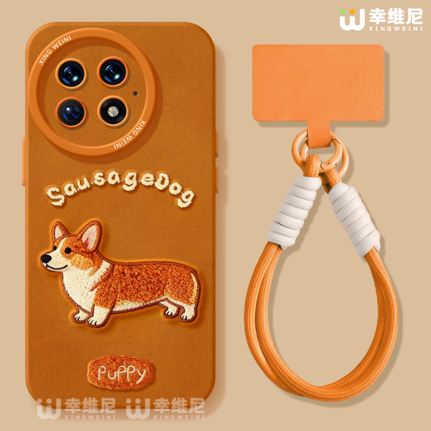 适用一加15手机壳女款1+12保护套硅胶一加10全包13T防摔9pro外壳9rt柯基小狗ace6新款1+10pro软壳Ace5竞速版