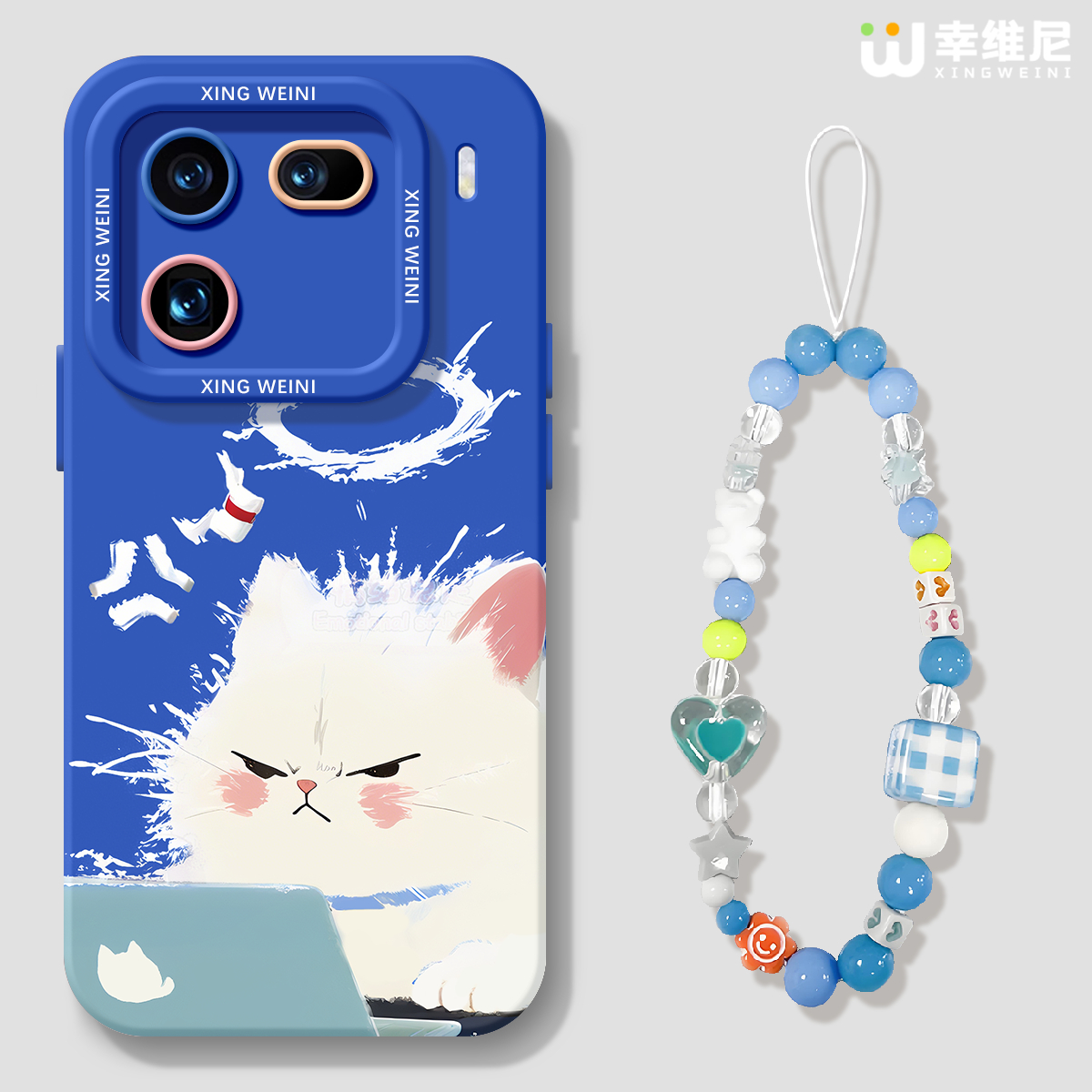 适用iqoo13手机壳女款iqoo12pro保护套硅胶11pro全包防摔vivo爱酷neo9pro软11s外9se竞速iqoo10加班小猫neo10