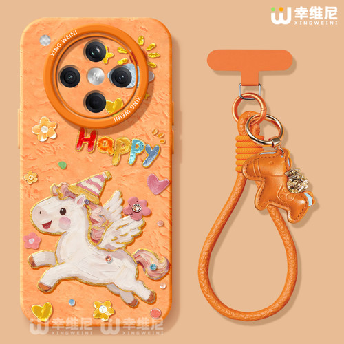 适用oppofindx9手机壳红色findx8spro保护套硅胶x7ultra全包马年x6新年x5本命oppo油画飞马x8ULTRA软k13turbo