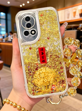 适用华为nova14手机壳流沙nova13pro保护套全包novo12硅胶11防摔9活力版ultra摇钱树8马年nova10pro新年红色