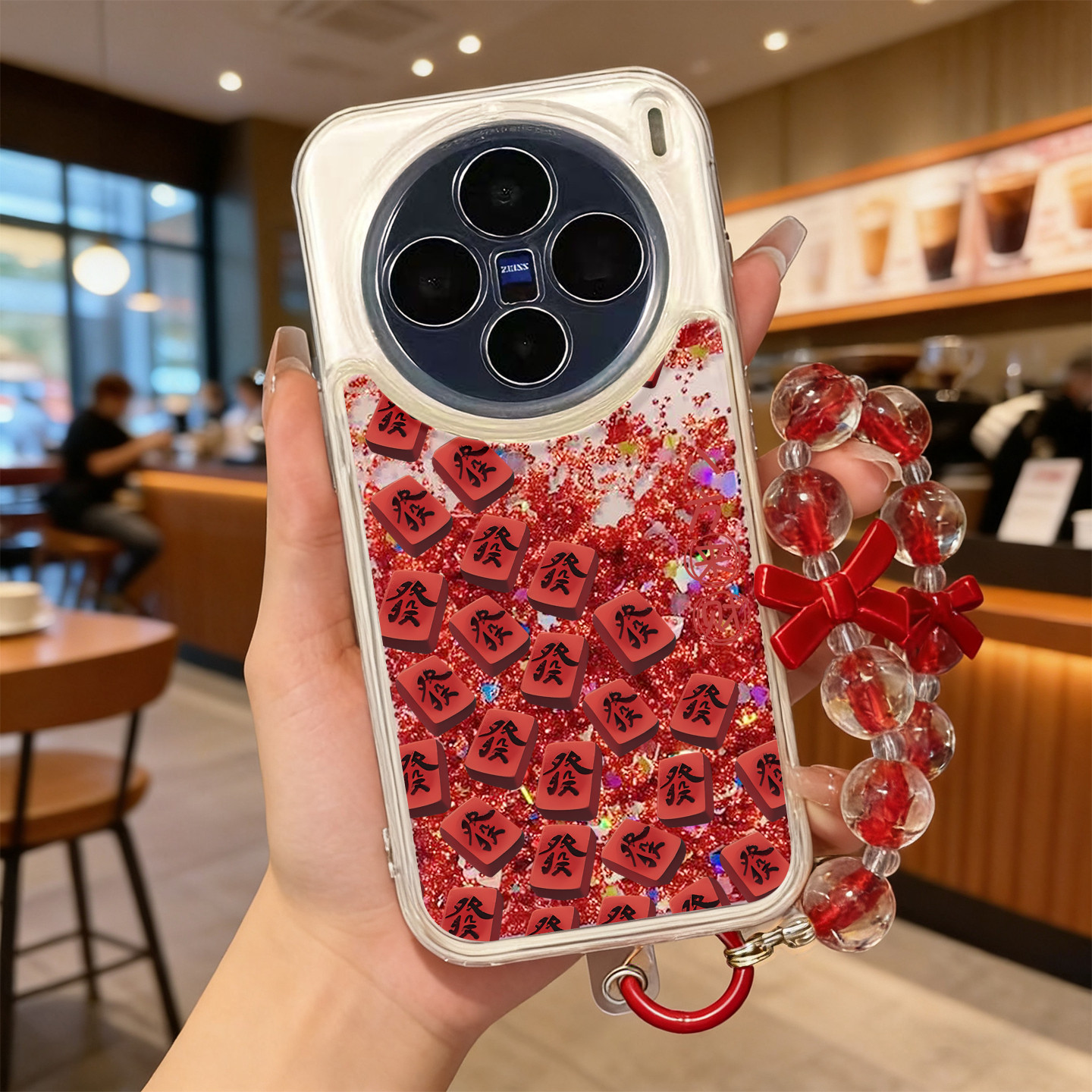 适用vivox300手机壳流沙红x200保护套x100pro硅胶