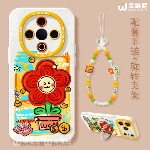 适用vivoY600手机壳女款y500pro保护套y95硅胶GT软vivoy97全包防摔y200i外壳y19有钱花y100带手绳y35卡通y300