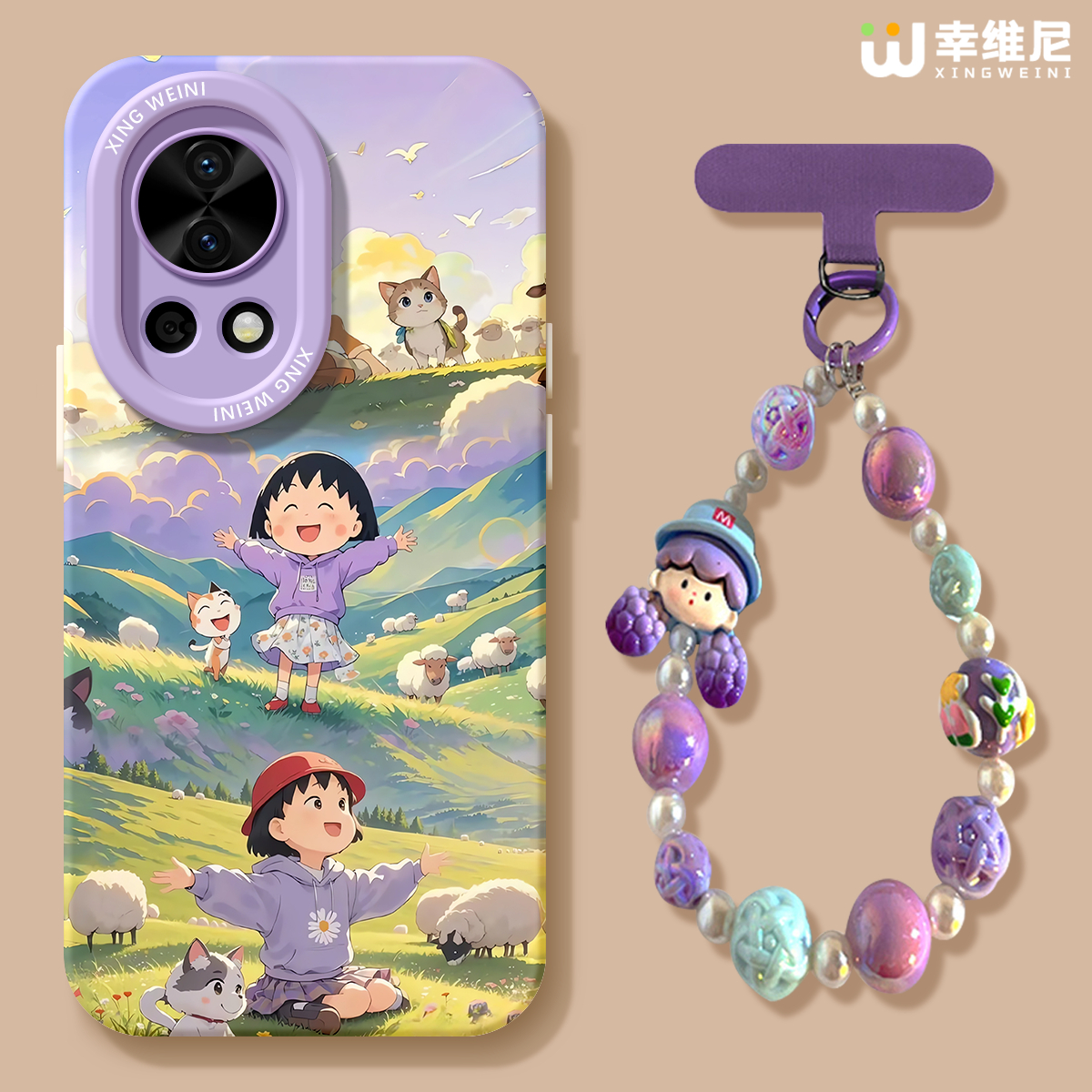 适用华为nova14手机壳nova12pro保护套全包novo11硅胶9防摔7se活力版14ultra樱桃小丸子hi软10女款nova13pro