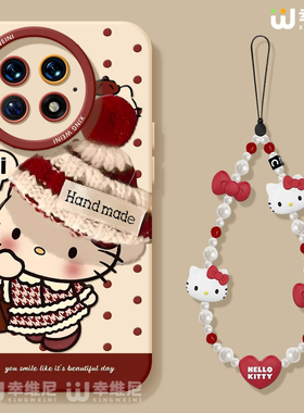 圣诞KT猫适用一加15手机壳1+12保护套硅胶一加10全包13T防摔9pro外壳9rt女款ace5竞速版新款1+10pro软壳+Ace6