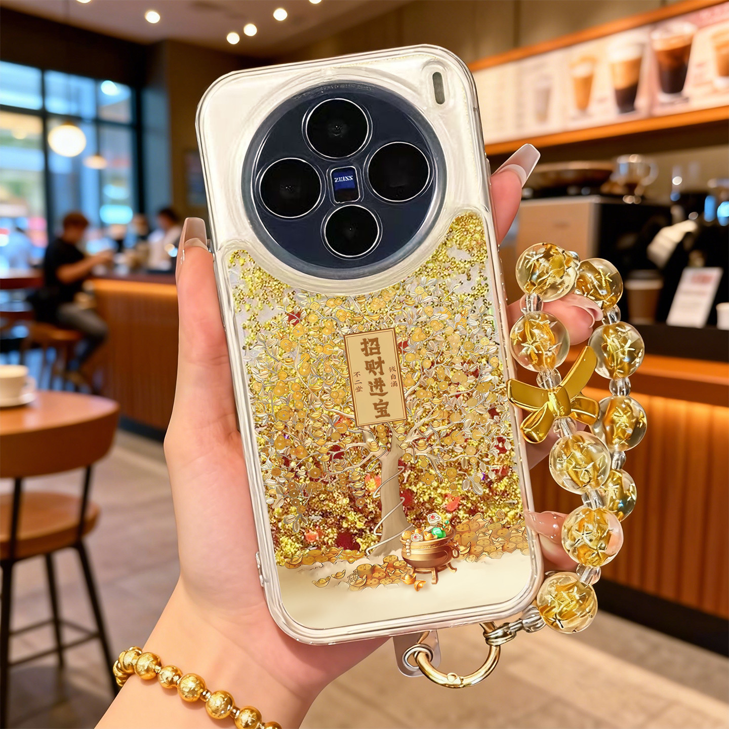 适用vivox300手机壳流沙金x200保护套x100pro硅胶s20全包s18红色s19新年款promini招财进宝s17本命s16马年x90