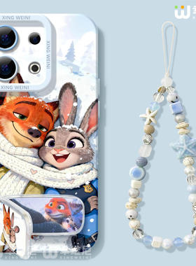适用opporeno15手机壳秋冬reno14pro尼克13全包11pro硅胶9/8/6疯狂动物城reno7se高级oppo软壳5pro朱迪reno12