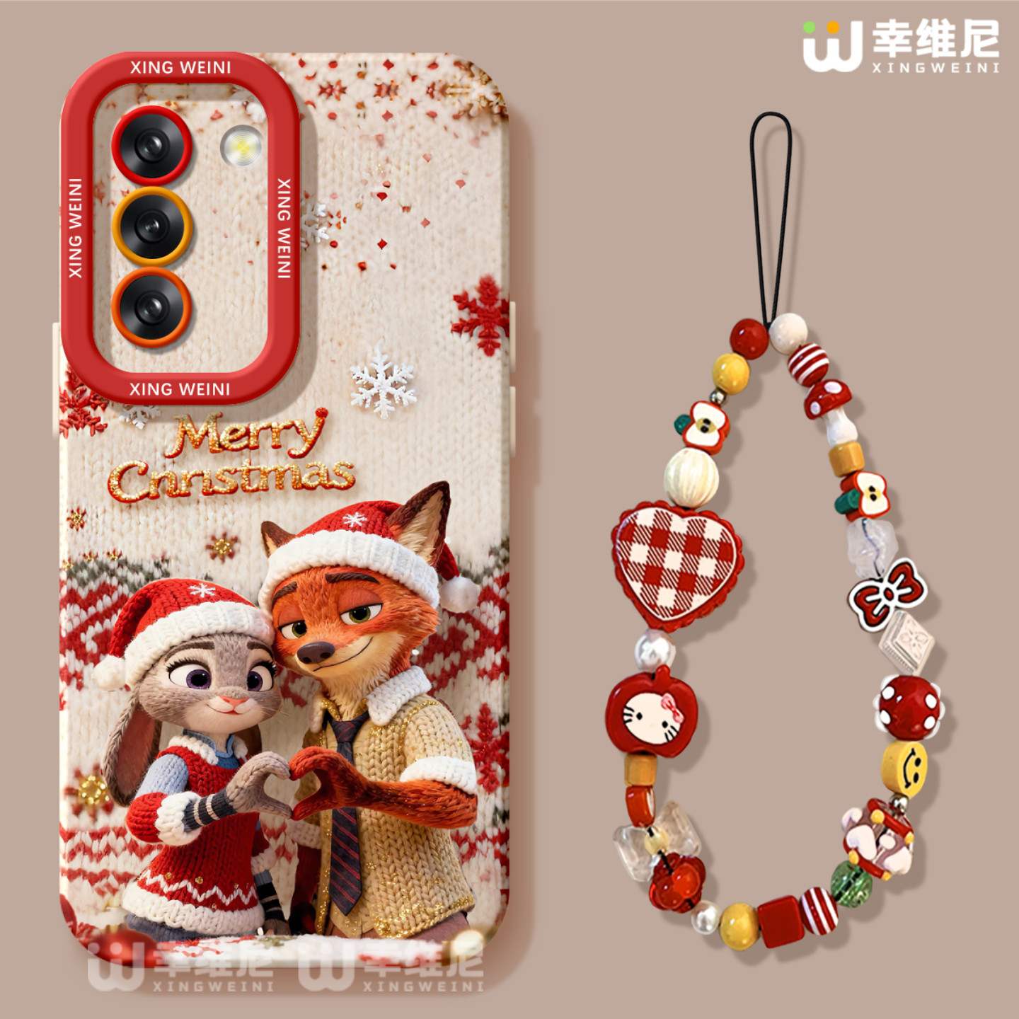 适用三星Galaxy S25疯狂动物城手机壳s24ultra狐狸硅胶s21全包s21plus圣诞Galaxy外壳朱迪s23新款s22软壳Plus