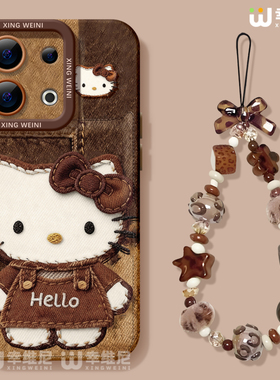 适用opporeno15手机壳女款reno14pro保护套13全包11pro硅胶9/8/6防摔reno7se秋冬oppo软壳5pro牛仔kt猫reno12