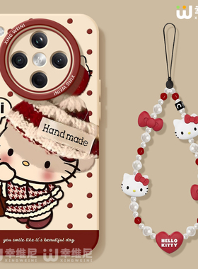 圣诞KT猫适用oppofindx9手机壳findx8spro保护套硅胶x7ultra全包防摔x6新款x5秋冬oppo女款x8ULTRA软k13turbo