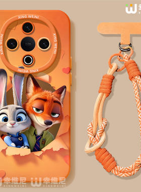 疯狂动物城适用vivoY500手机壳y300pro尼克y95硅胶GT软vivoy97全包狐狸y200i外壳y19朱迪y33s新款y35兔子y100