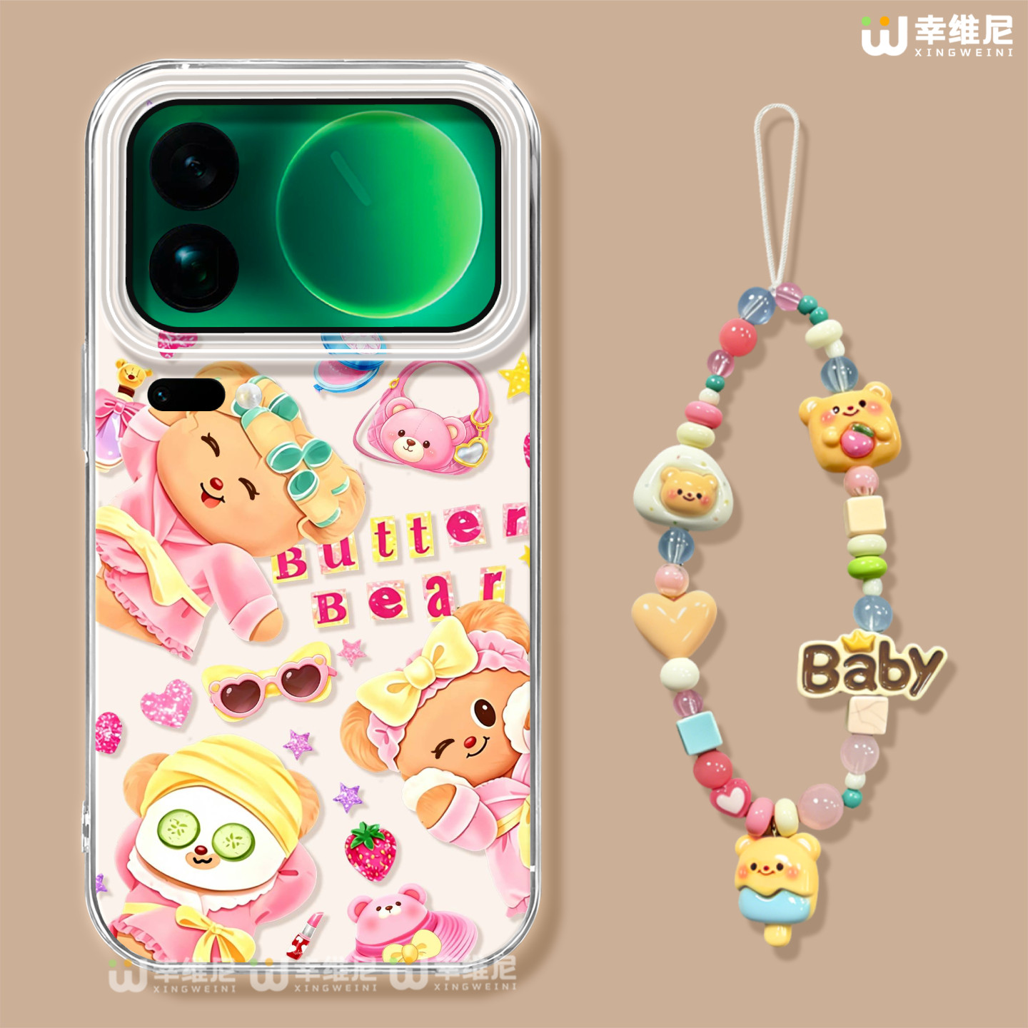适用小米17pro手机壳女款14pro保护套13ultra新款12pro全包黄油小熊11硅胶10透明17proamx防摔15spro软civi5