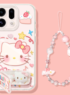 适用oppoFindX9手机壳FindX8s+新款findX7Ultra全包X6防摔X5pro透明硅胶oppox3可爱小猫外壳oppo保护套0pp0女