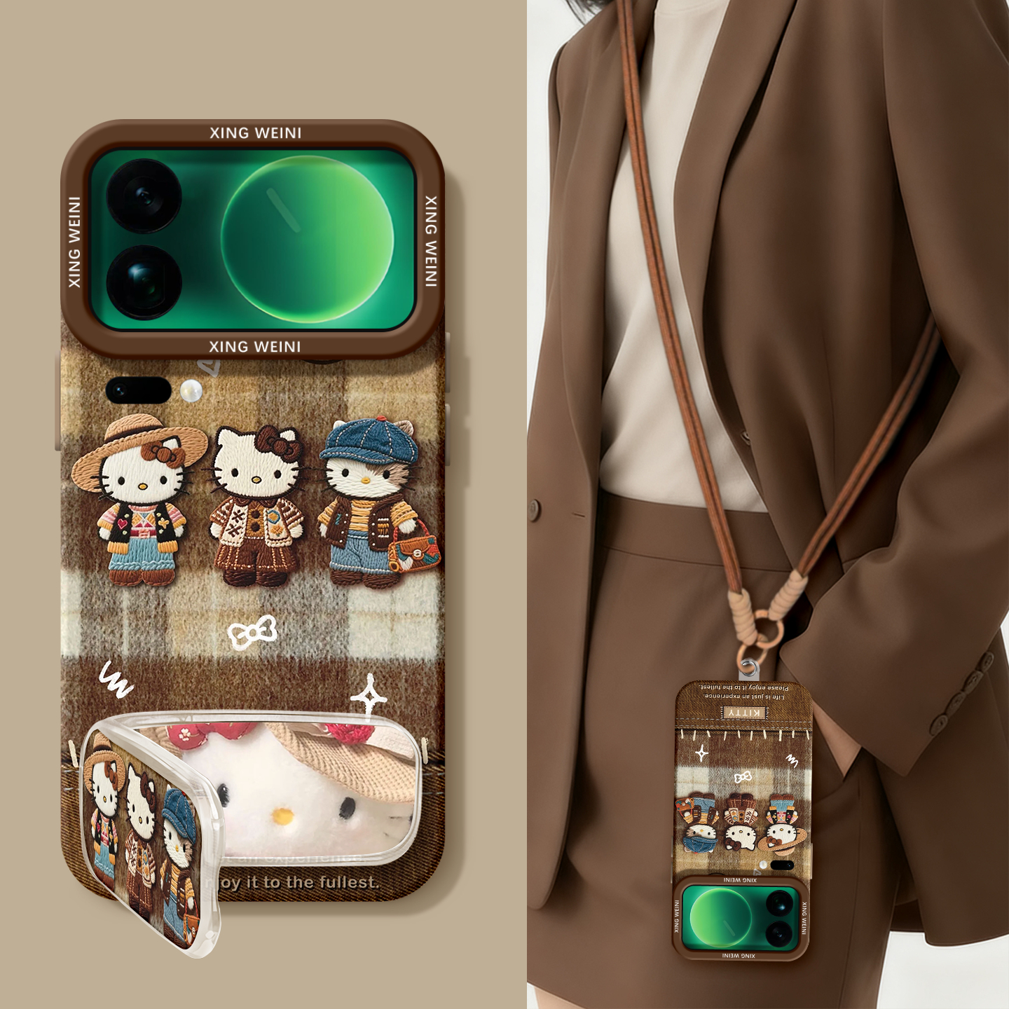 适用小米17promax手机壳女款kt猫15spro保护套新款14ultra全包防摔13pro硅胶11青春10por秋冬12sultra软civi5