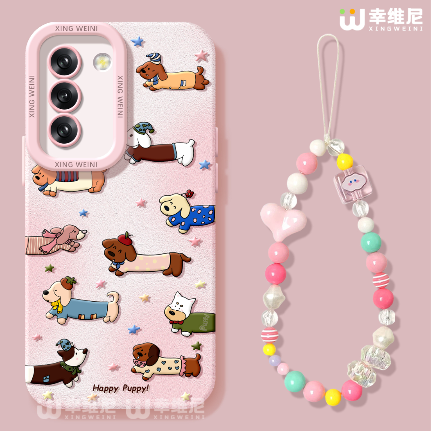 适用三星Galaxy S25手机壳女s24ultra保护套硅胶s21全包s21plus防摔Galaxy外壳卡通腊肠狗s23新款s22软壳Plus