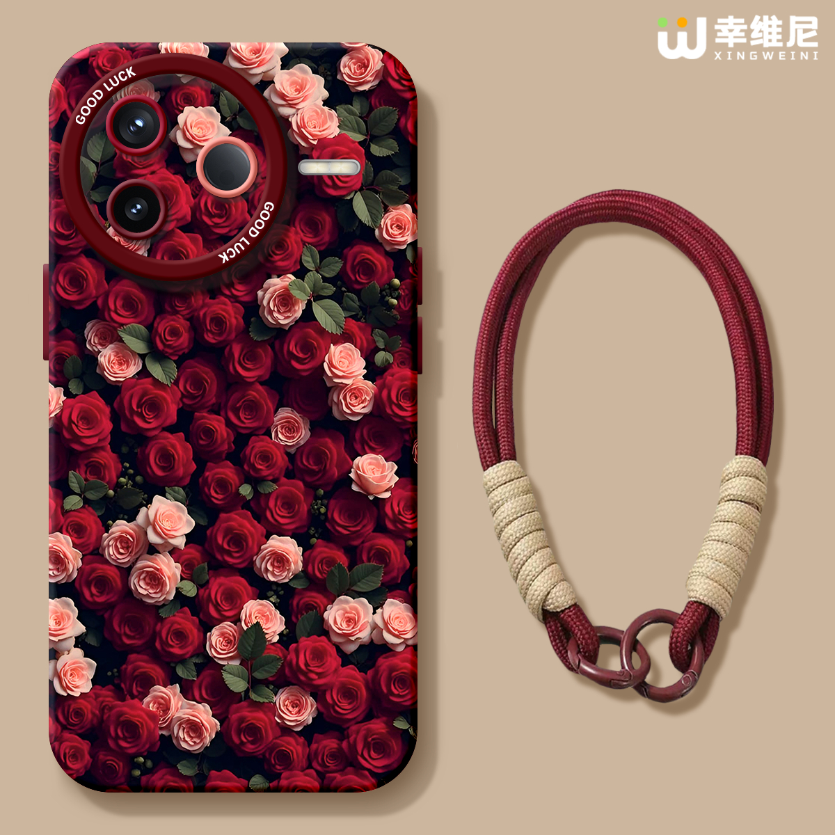 适用红米k80手机壳女款k70pro保护套小米k60全包硅胶k70至尊版redmi防摔k80por高级k50春天玫瑰软外壳k50电竞