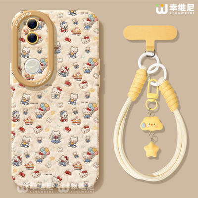 适用vivos50手机壳vivo女s30promini保护套s18全包s19防摔s16s15s12硅胶s20pro软s17外壳s9满屏凯蒂猫s10新款