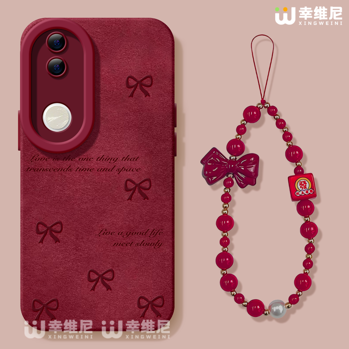适用vivos30promini手机壳vivo女款s19pro保护套s18e全包s17防摔s15/s12硅胶s10软外壳s9红蝴蝶结s16新款s20
