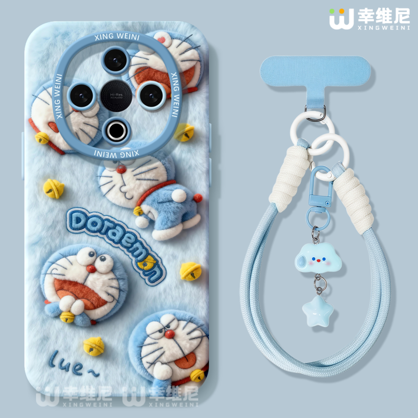 适用vivoY500手机壳女y300pro保护套挂绳y95硅胶GT软vivoy97全包防摔y200i外壳y19蓝胖子y33s新款y35高级y100