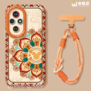 适用荣耀500手机壳女款400pro保护套90gt防摔80/70硅胶全包200pro+高级300Ultra敦煌艺术80pro直屏软外100pro