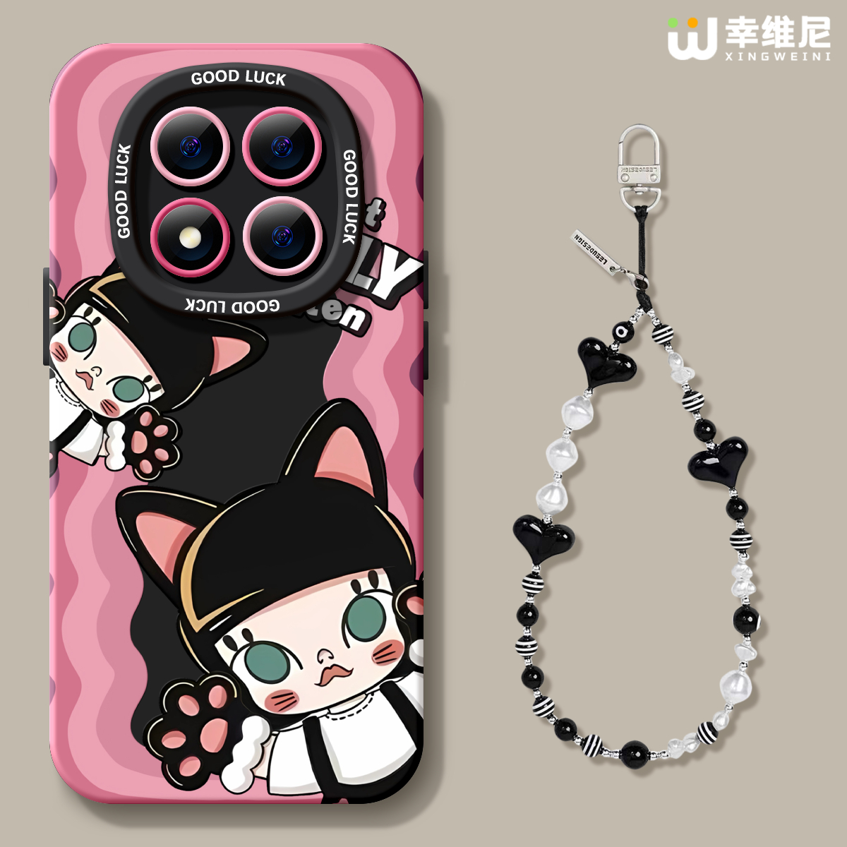 适用红米note15pro手机壳女款note14保护套小米note13硅胶Turbo4防摔12pro全包note11/10可爱莫莉软壳12turbo