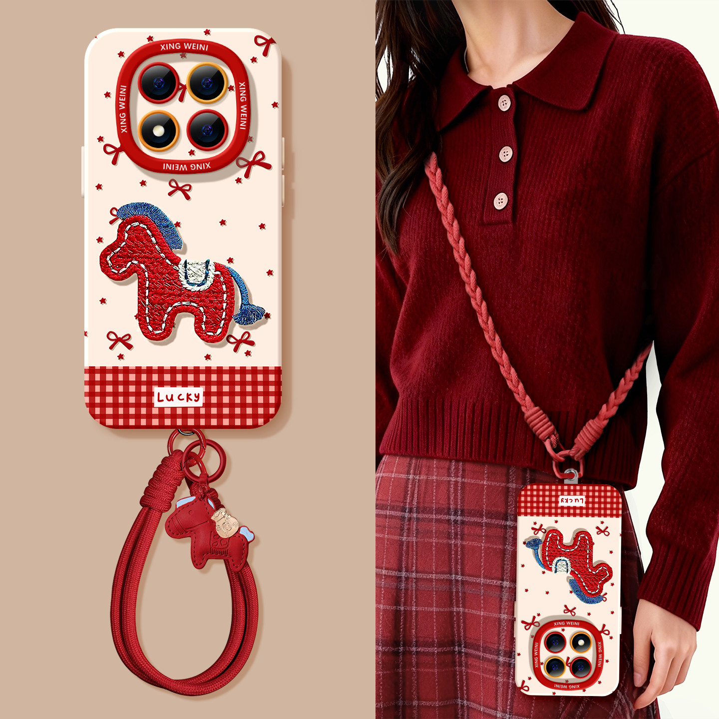 适用红米note15pro手机壳马年note14刺绣红马小米note13硅胶Turbo4防摔112pro全包note10软11保护套12turbo外,3C数码配件,手机保护套/壳,淘宝优惠券,粉丝福利购,淘宝优惠卷