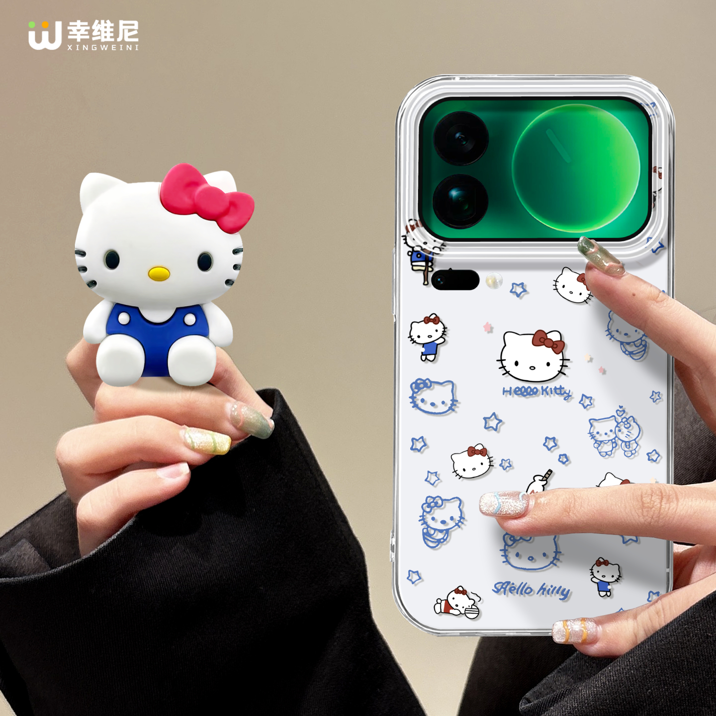适用小米17pro手机壳女款14pro保护套13ultra新款12pro全包防摔11硅胶10透明17proamx支架KT猫15spro软civi5
