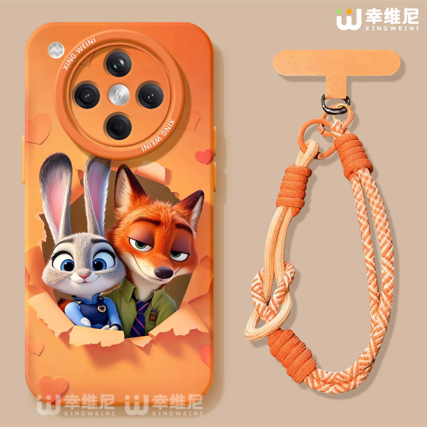 疯狂动物城适用oppofindx9手机壳findx8spro尼克硅胶x7ultra全包狐狸x6新款x5兔子oppo朱迪x8ULTRA软k13turbo