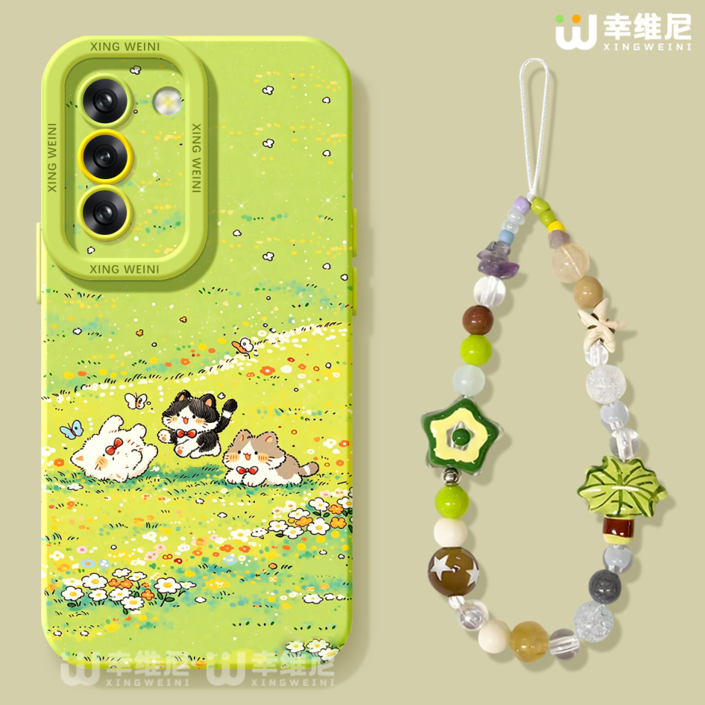 适用三星Galaxy S25手机壳女款s24ultra保护套硅胶s26全包s21plus防摔Galaxy外壳草坪小猫s23新款s22软壳Plus