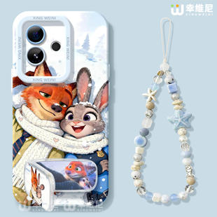 适用真我gt8pro手机壳秋冬gt7尼克新款 v70s朱迪neo7软gtneo6 realme硅胶gt5全包gt2pro疯狂动物城gt大师探索版