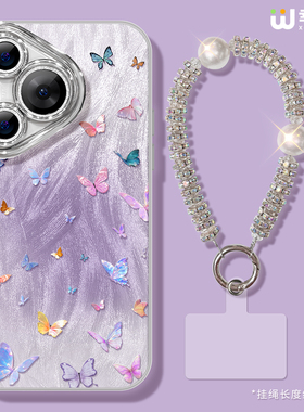 适用华为Pura80pro手机壳女款pura70保护套p60新款ultra镜头膜p40防摔50pro全包p70紫色蝴蝶p60art硬p50外p30