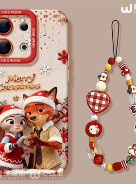 适用opporeno15疯狂动物城手机壳reno14pro狐狸13全包11pro硅胶9/8/6圣诞reno7se尼克oppo软壳5pro朱迪reno12