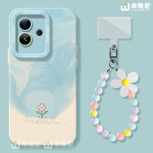 v70s涂鸦小花neo7软gtneo6 realme硅胶gt5全包gt2pro防摔gt大师探索版 适用真我gt8pro手机壳女款 gt7保护套新款