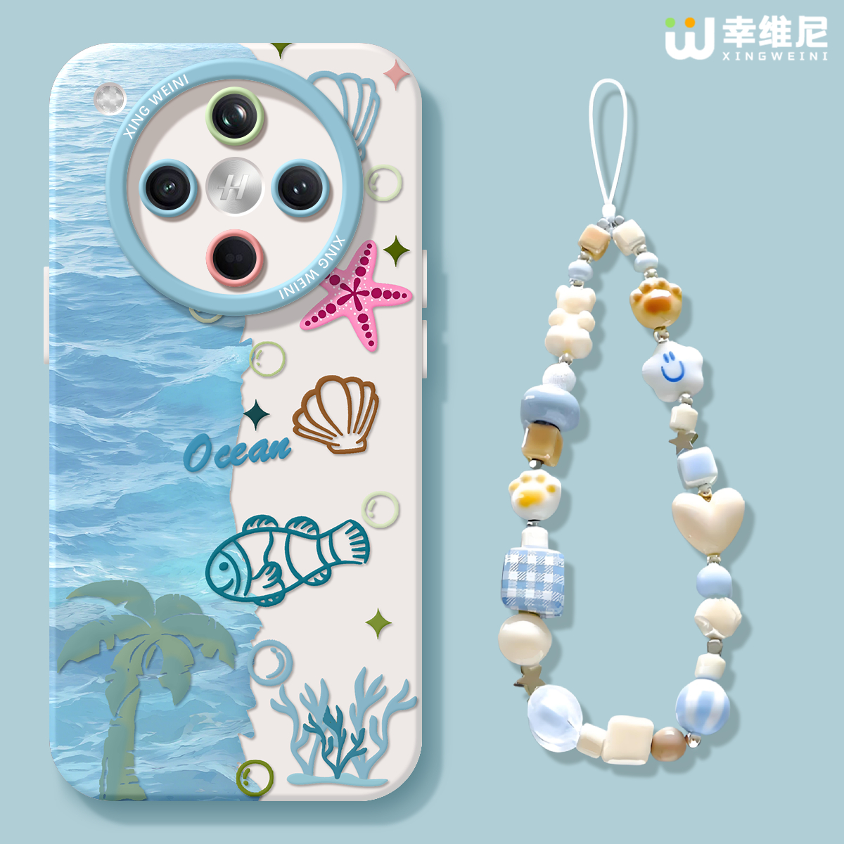 适用oppofindx9手机壳女款findx8spro保护套硅胶x7ultra全包防摔x6por新款x5创意oppo海底世界x8ULTRA软x7pro