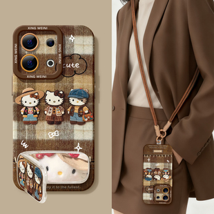 适用opporeno15手机壳女款kt猫reno13pro保护套12全包11pro硅胶9/8/6防摔reno7se卡通oppo软壳5pro秋冬reno14