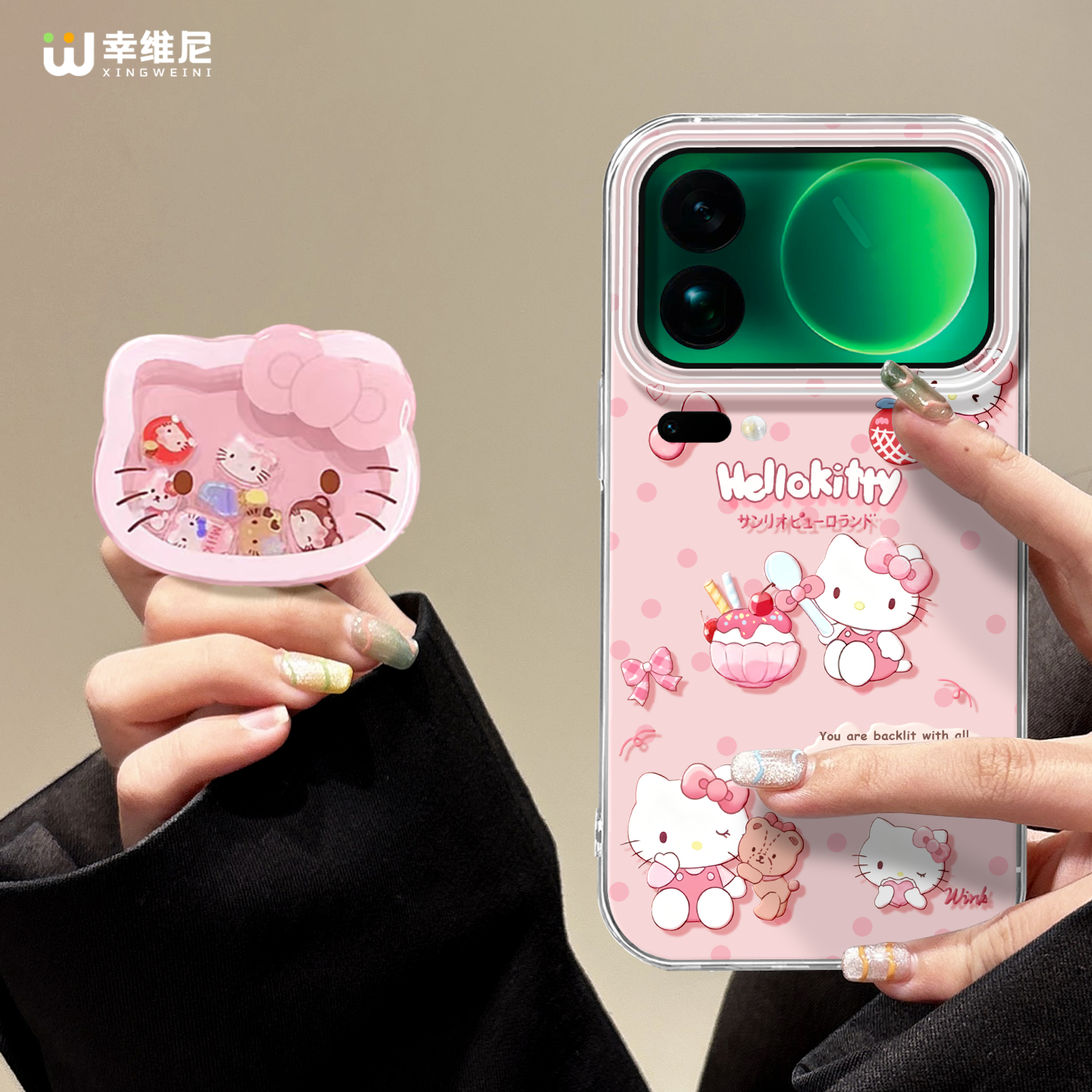 适用小米17pro手机壳女14pro保护套13ultra新款12pro全包防摔11硅胶10透明17proamx粉色可爱猫15spro软civi5