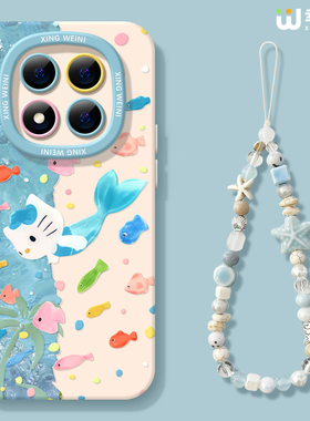 适用红米note15pro手机壳女款note14保护套小米note13硅胶Turbo4防摔12pro全包note11/10海底凯蒂软12turbo外