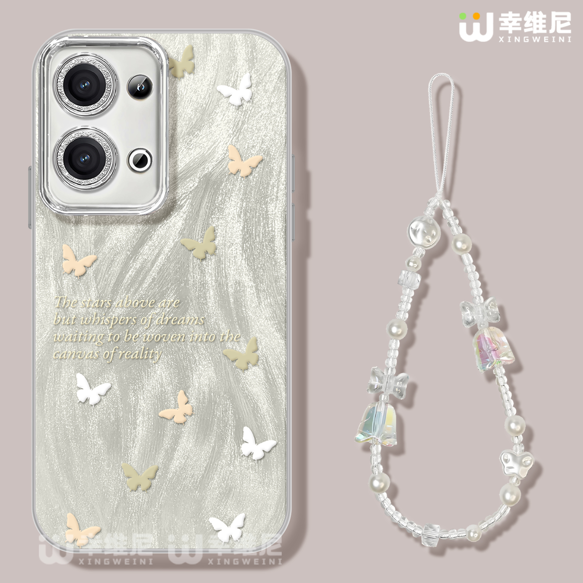 ins风适用opporeno14手机壳pro女款reno13pro保护套12镜头膜11全包6防摔reno7se高级reno8硬壳9pro蝴蝶reno10