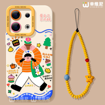 适用opporeno15手机壳创意reno13pro保护套12全包11pro硅胶9/8/6防摔reno7se高级oppo软壳5pro插画女孩reno14