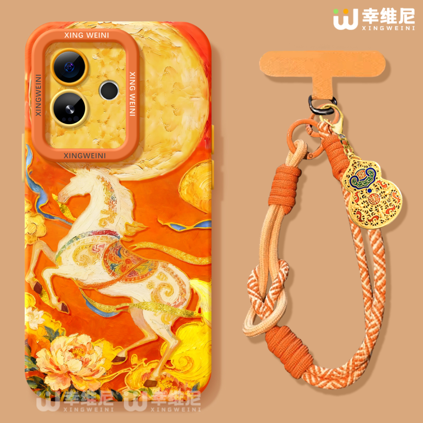 适用真我gt8pro手机壳马年gt7保护套新年realme硅胶gt5全包gt2pro防摔gt大师探索版v70s敦煌飞马neo7软gtneo6