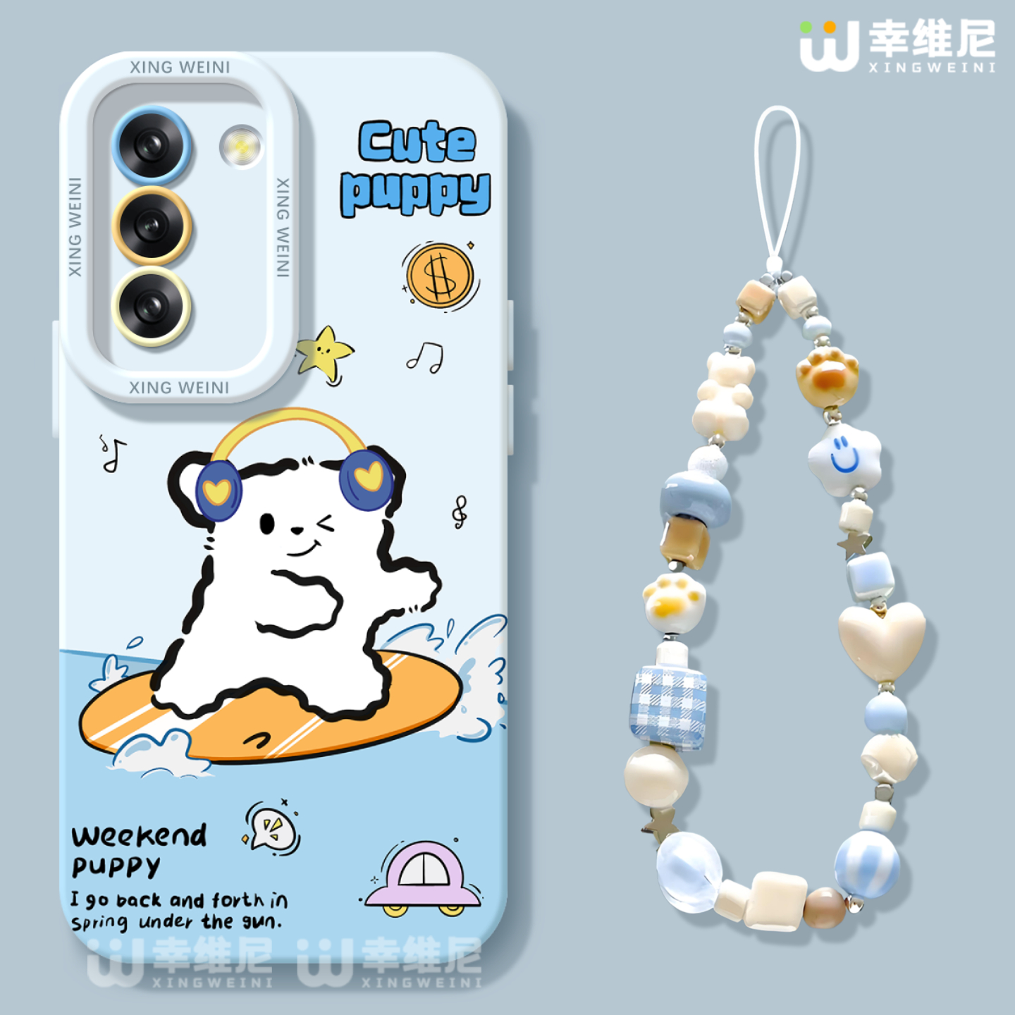 适用三星Galaxy S25手机壳女款s24ultra保护套硅胶s21全包s21plus防摔Galaxy外壳冲浪小狗s23新款s22软壳Plus