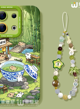 适用opporeno15手机壳女款reno13pro保护套12全包11pro硅胶9/8/6防摔reno7se高级oppo软壳5pro小狗茶馆reno14