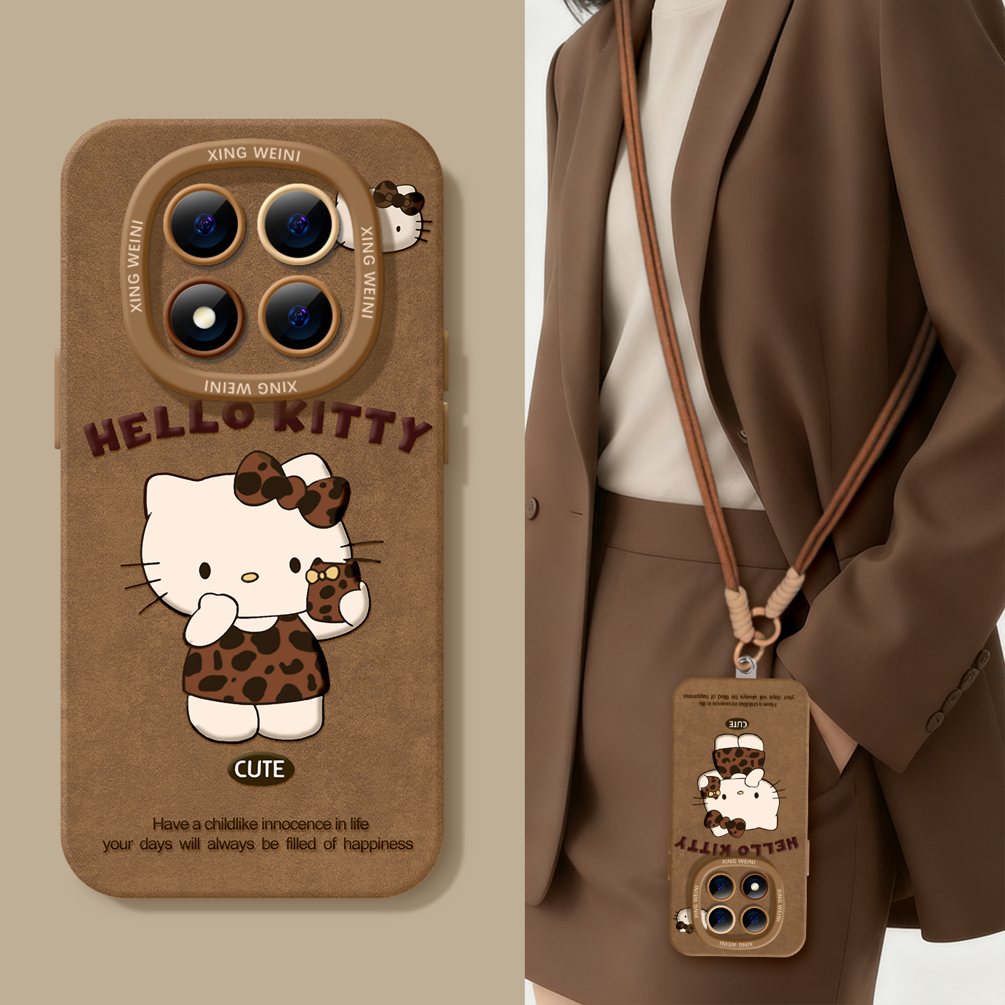 适用红米note15pro手机壳秋冬kt猫note14保护套小米note13硅胶Turbo4防摔112pro全包note10软11女款12turbo外