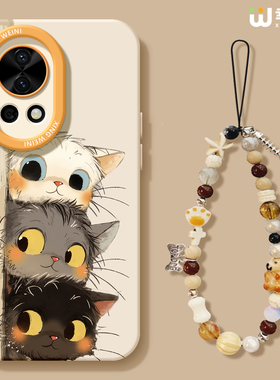 适用华为nova15手机壳女款nova12pro保护套全包novo11硅胶9防摔7se活力版14ultra偷感小猫hi软10外nova13pro