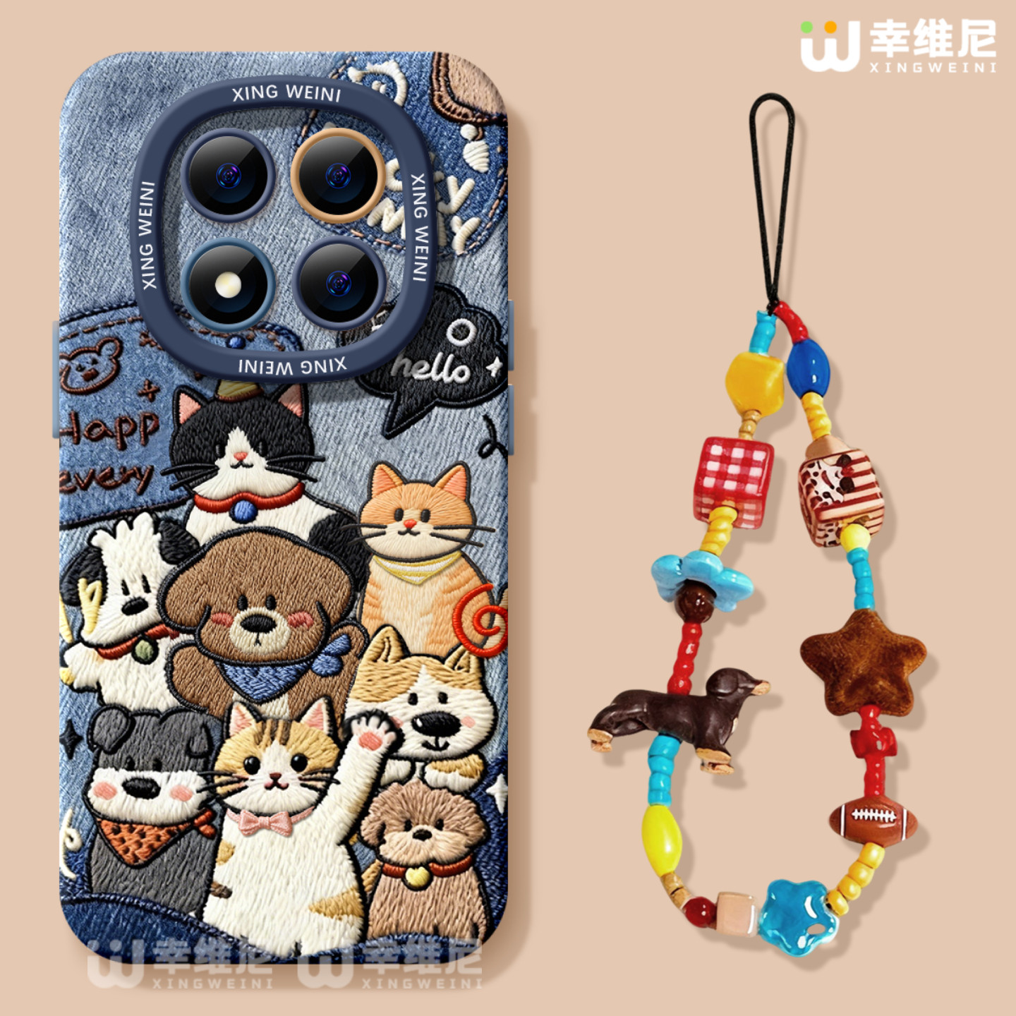 适用红米note15pro手机壳女款note14保护套小米note13硅胶Turbo4防摔112pro全包note10软11牛仔小猫12turbo外