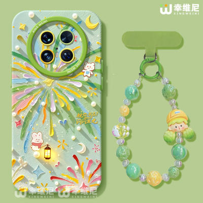 适用华为mate80pro手机壳女款mate60保护套30pro硅胶60pro+全包mate60RS防摔40por软壳meta50e夏日烟花mate70