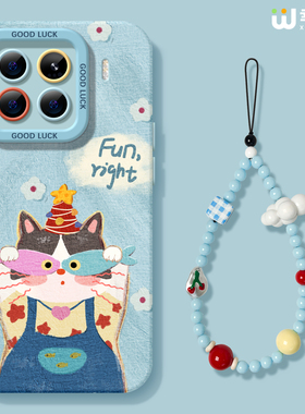 适用小米15spro手机壳女款17promax保护套新款14ultra全包防摔13pro硅胶外壳11青春10卡通小猫12pro软civi5/4