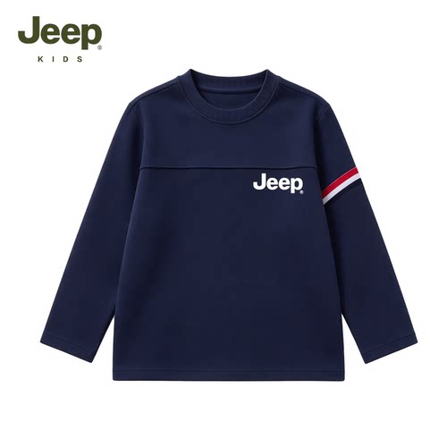【元气珠珠】Jeepkids儿童休闲打底衫D363NH1184
