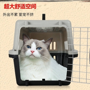 猫咪专用航空箱猫笼子便携外出宠物托运箱车载狗笼火手提猫箱子
