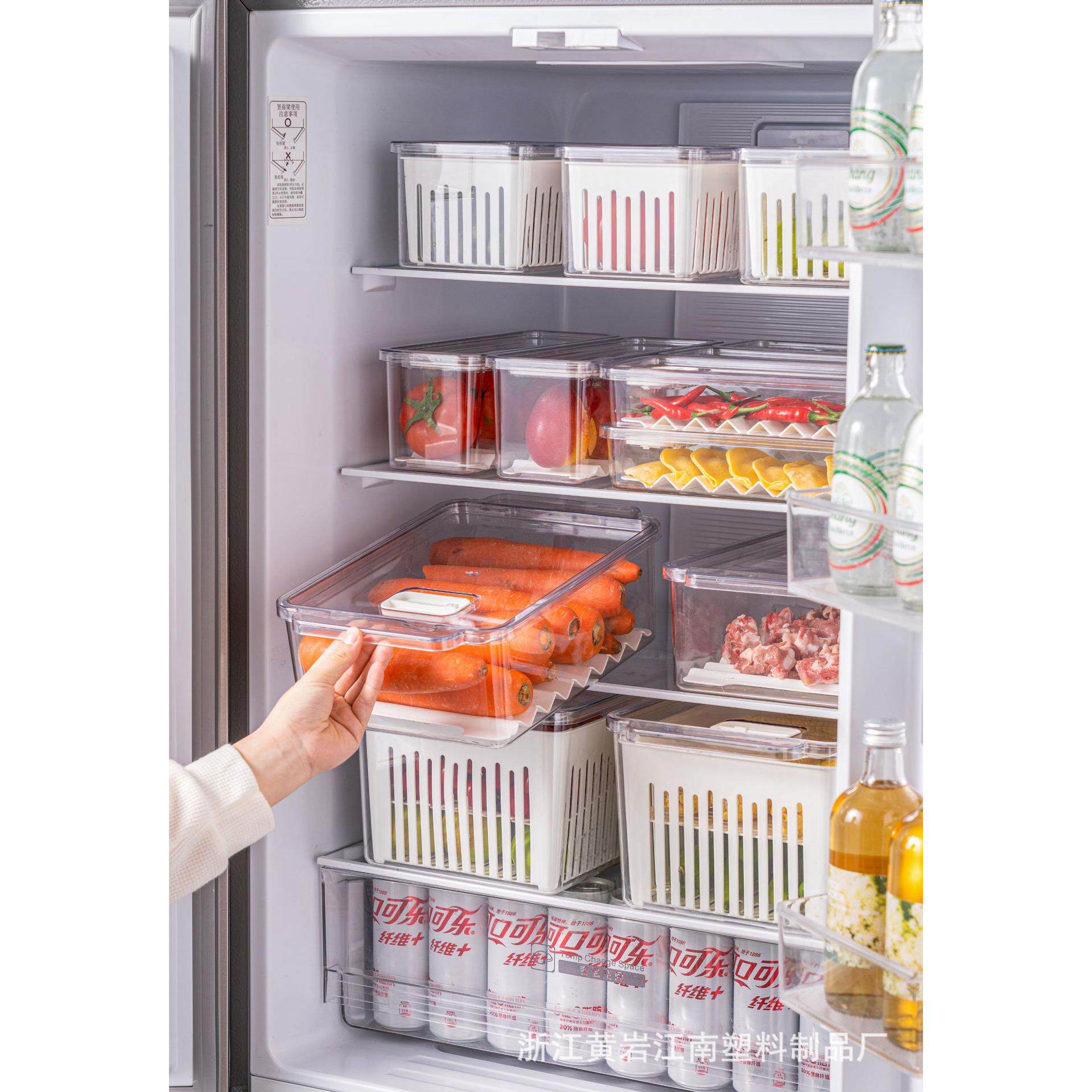 冰箱保鲜收纳盒鸡蛋盒水果蔬菜冷藏专用保鲜盒子储物冷冻整理神器