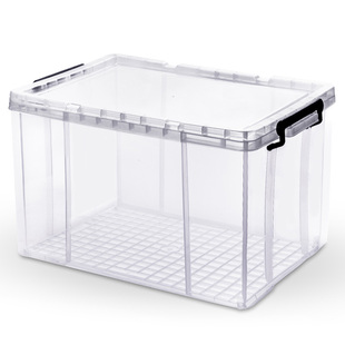 凡高汉诺威新款高透厚特大杂物收纳箱厚周转衣服盒